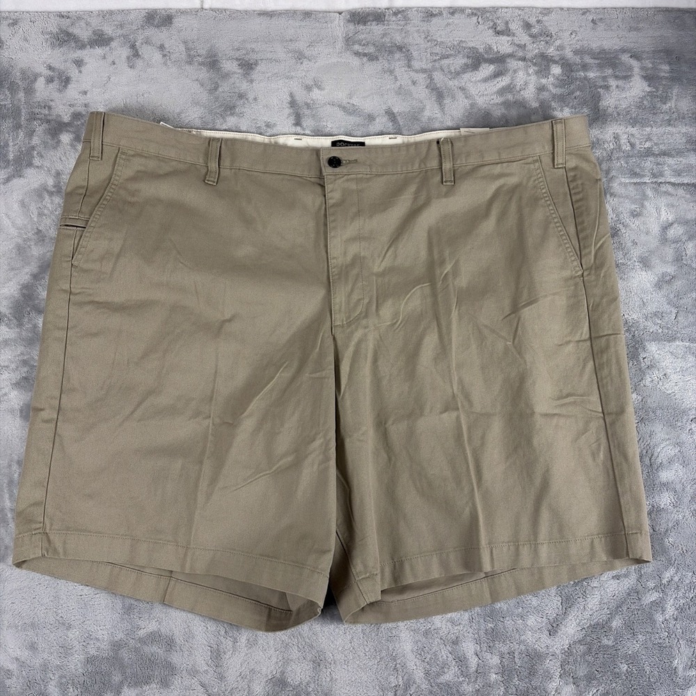 New Mens Dockers Khaki Perfect Short Shorts Size 52 Big & Tall 10.5" Inseam NWT